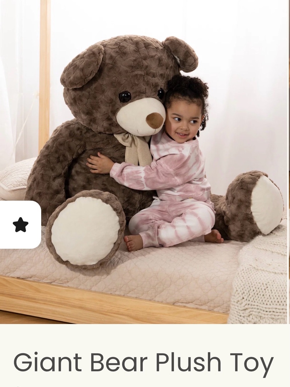 Plush Brown Teddy Bear with Cream Accents - Cozy Stuffed Animal